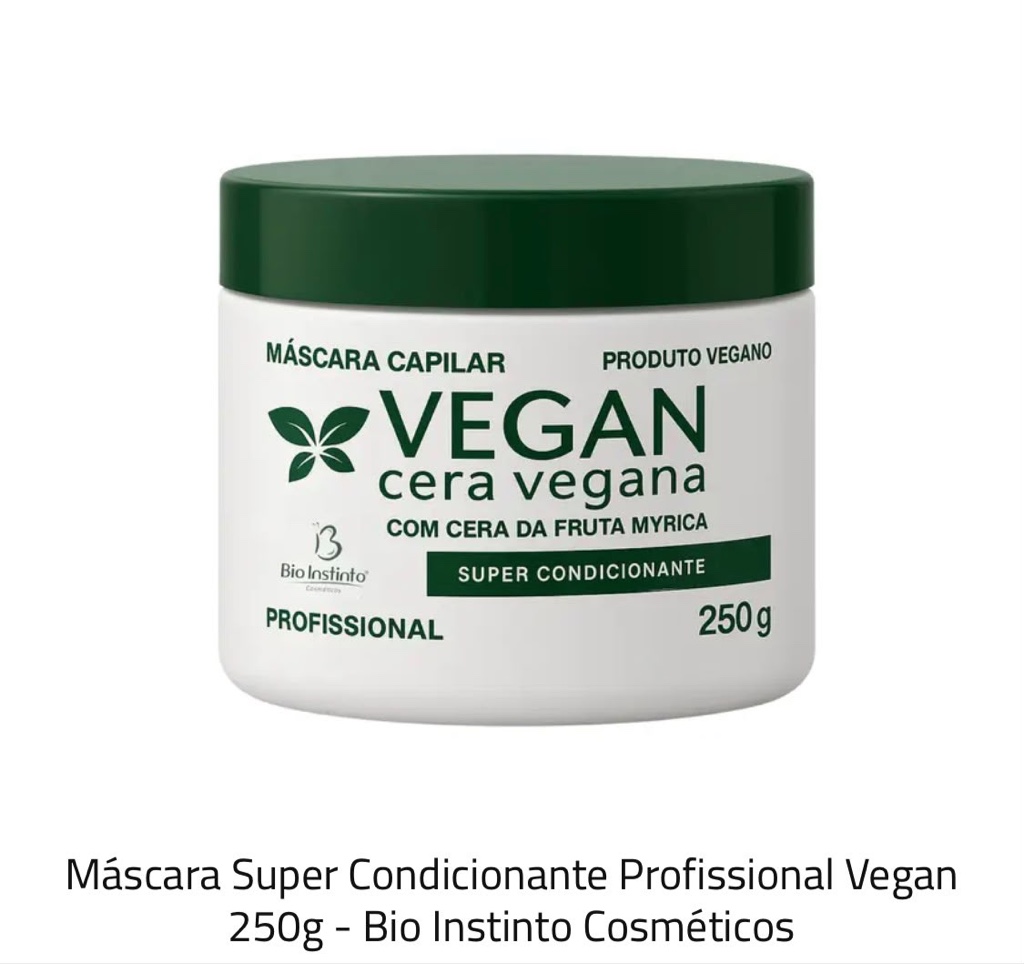 Bio Instinto máscara vegana 250g