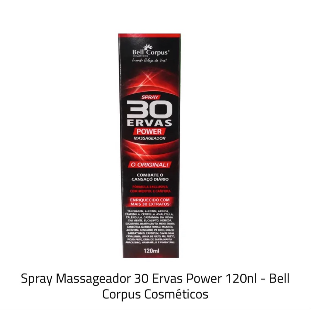 Bell Corpus 30 Ervas Power spray 120ml