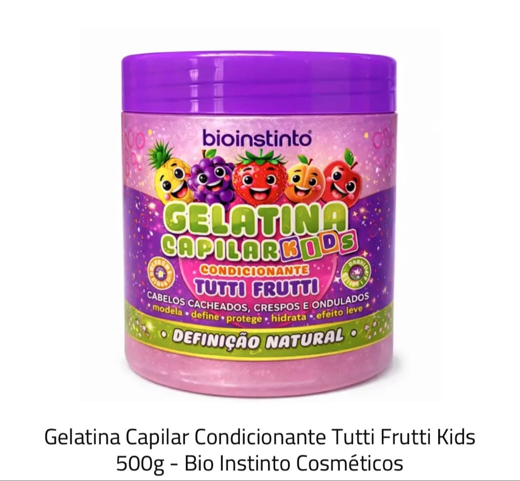 Bio Instinto gelatina capilar kids Tutti Frutti