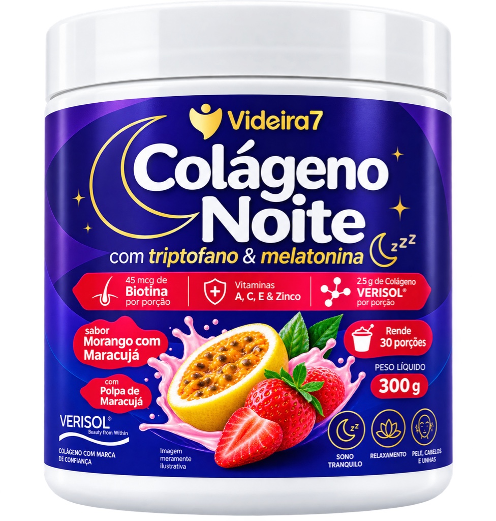 Videira7 Colágeno Noite morango maracujá