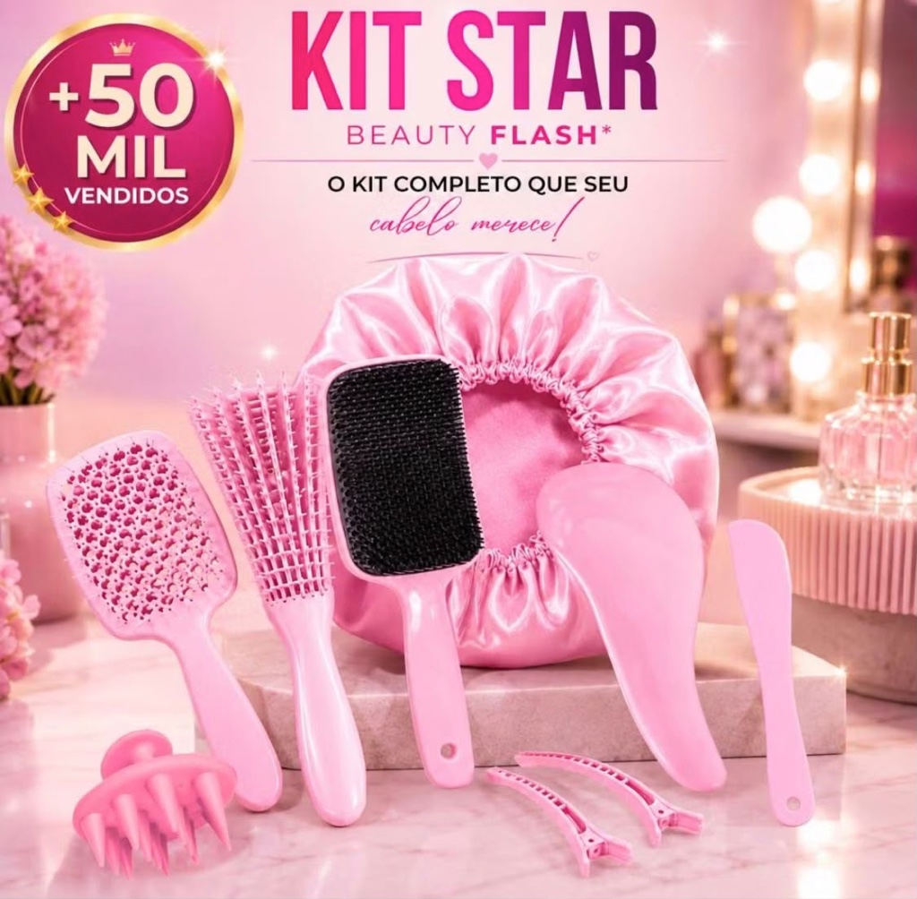 KIT STAR Beauty Flash kit peluqueria rosa