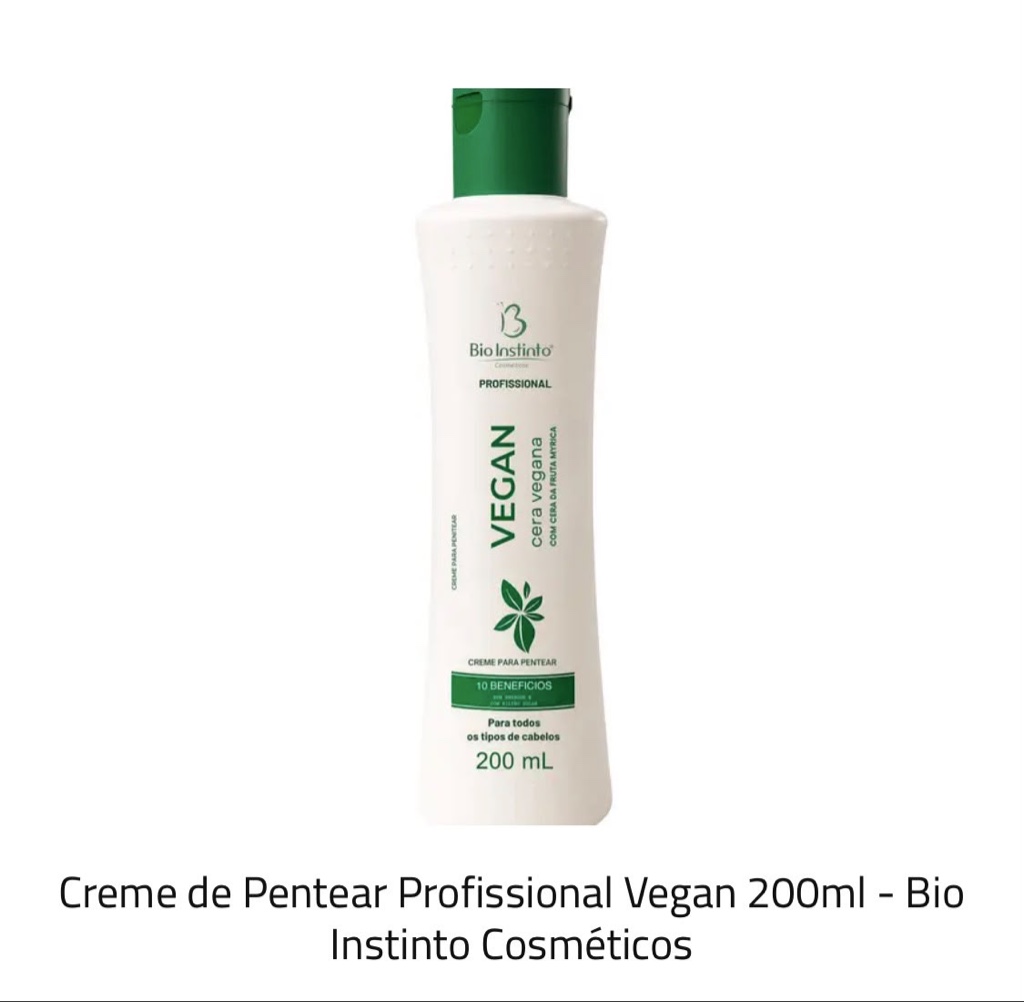 Bio Instinto crema para peinar vegana 200ml