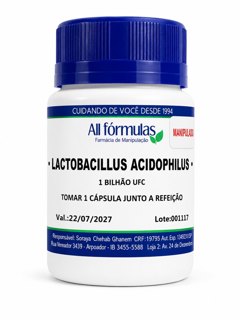 All Fórmulas Lactobacillus Acidophilus cápsulas