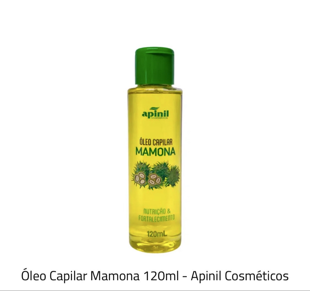 Apinil Óleo capilar mamona 120ml