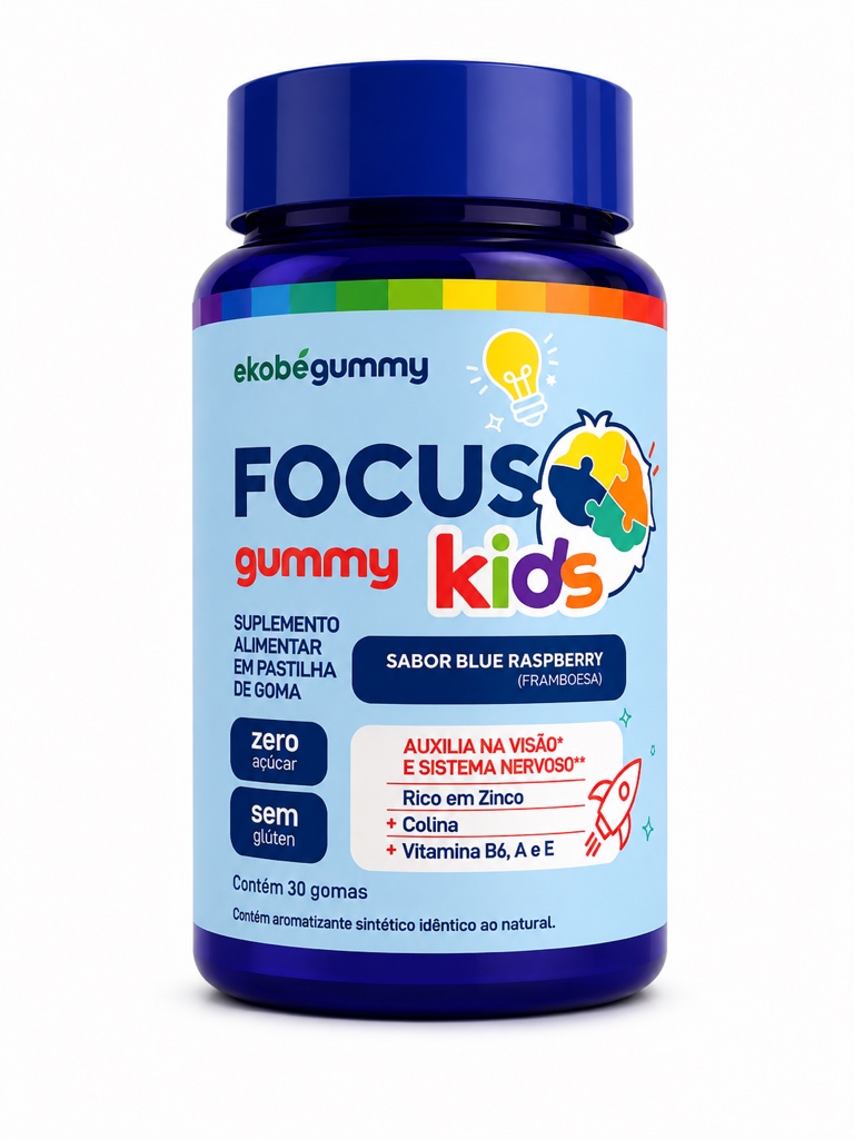 Ekobégummy Focus Kids blue raspberry