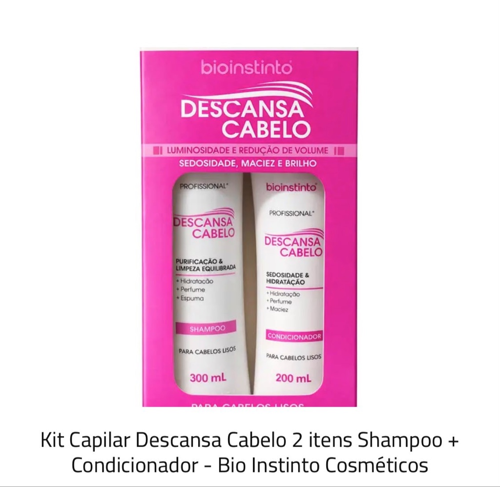 Bio Instinto kit capilar rosa