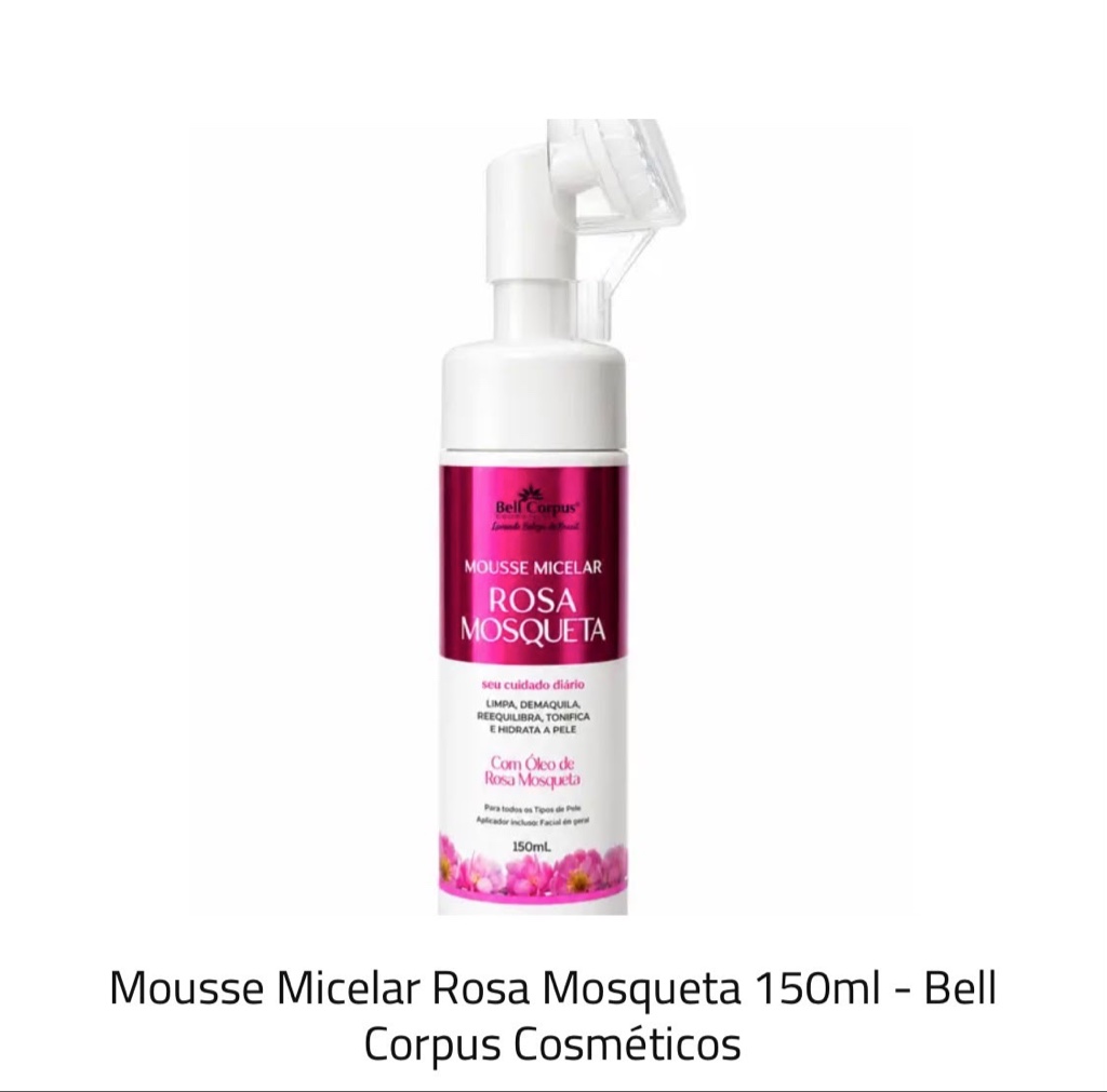 Bell Corpus Mousse micelar rosa mosqueta 150ml