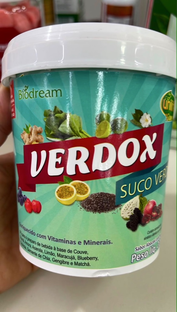 Biodream Verdox suco verde