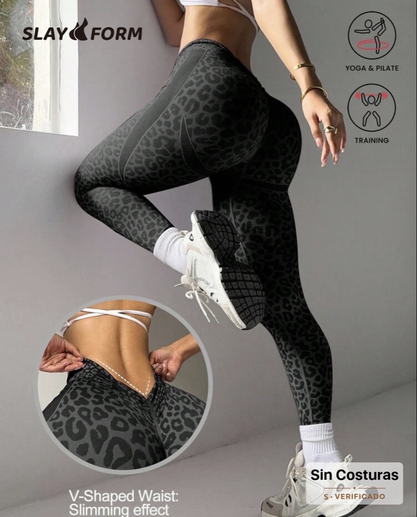 Leggins leopardo SHEIN X SLAYFORM