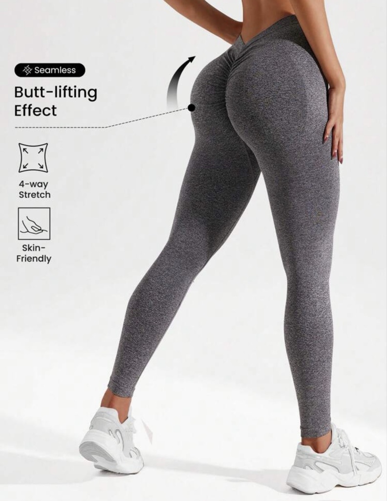 Leggins SHEIN X SLAYFORM | Gris oscuro