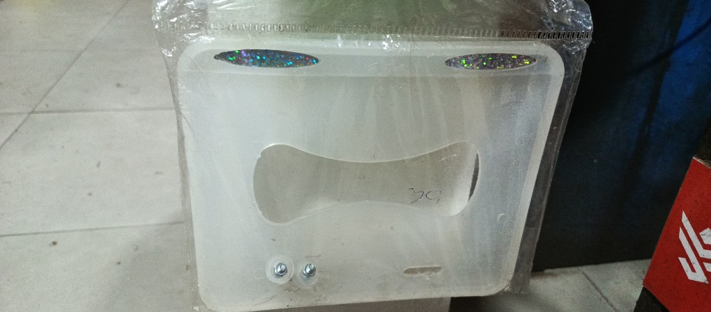 Porta chapa transparente