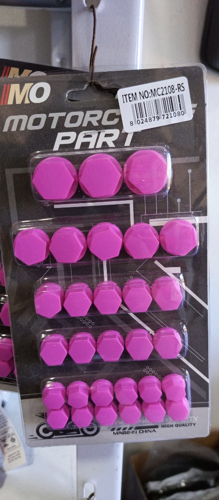 Tapa tornillos rosa