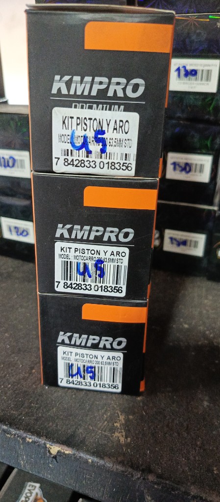 Kit pistón motocarro 63,5mm STD kmpro