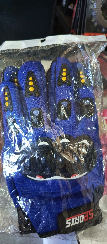 Guantes reforzado azul