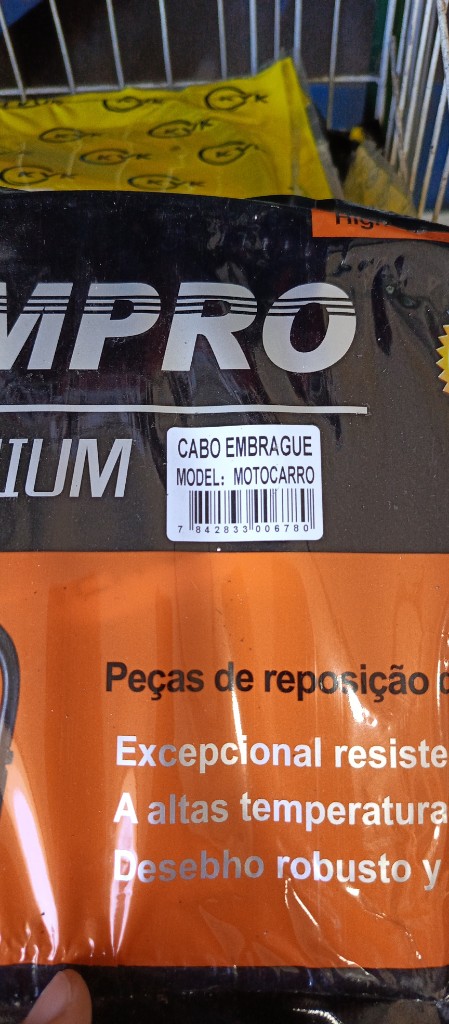 Cabo embrague motocarro