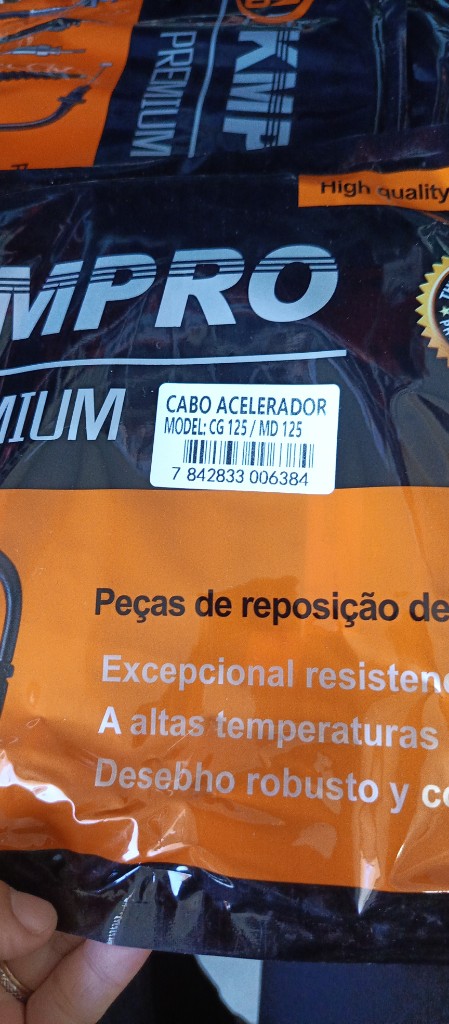 Cabo acelerador CG