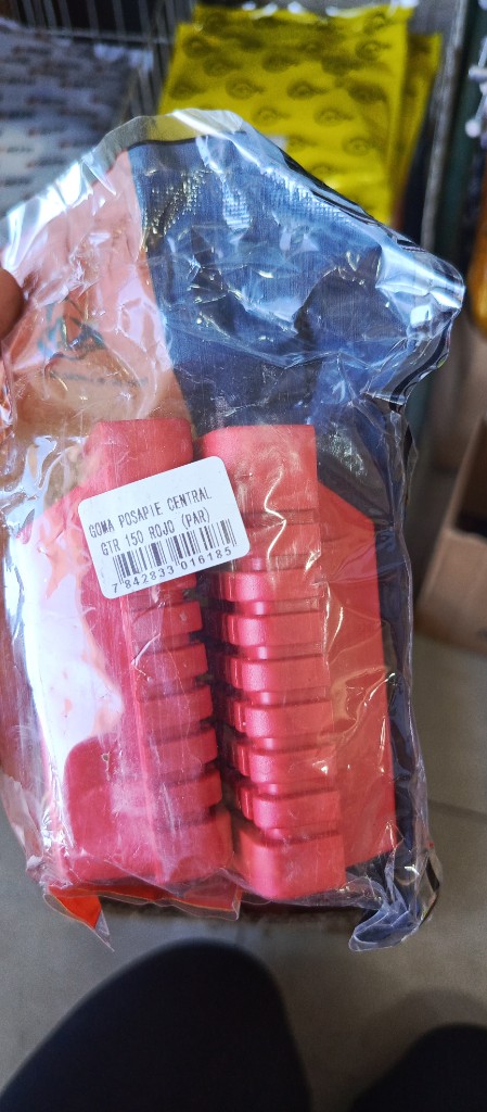 Goma posapie rojo
