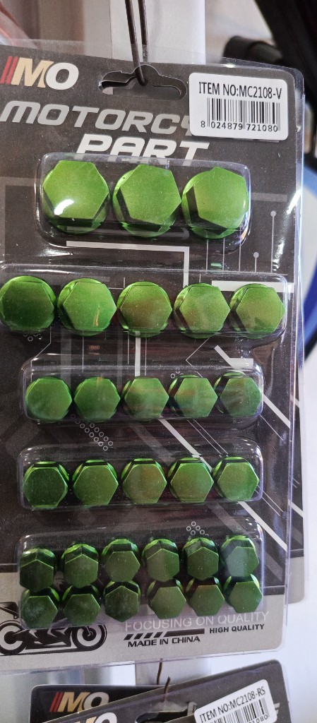 Tapa tornillos verde