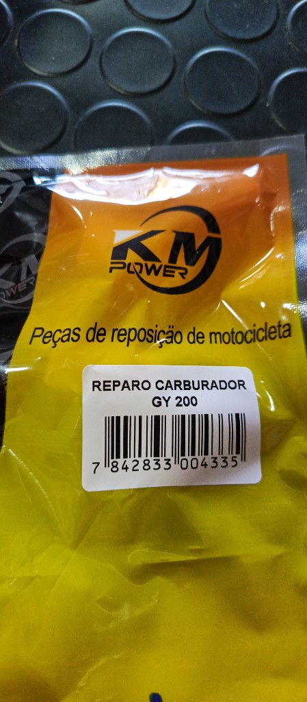 Reparo carburador GY 200