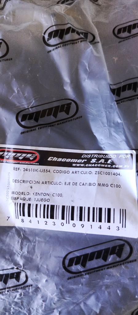 Eje de cambio mmg c100