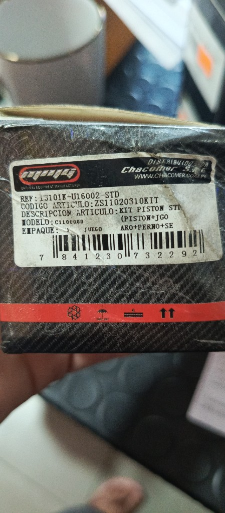 Kit pistón STD C100 MMG