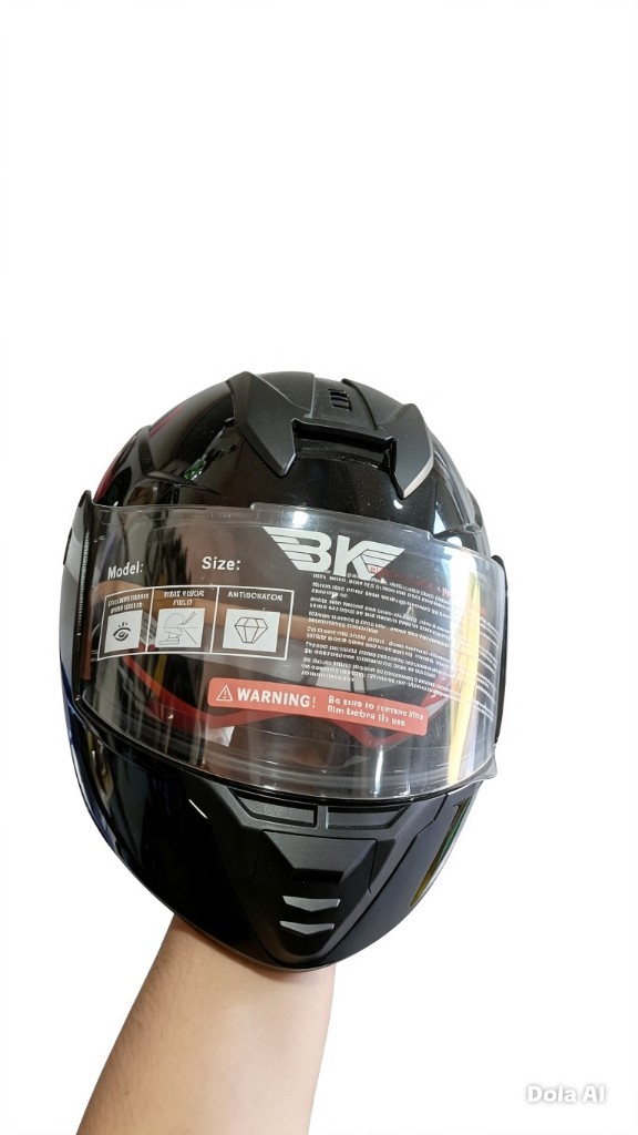Casco BK NEGRO BRILLANTE (M)