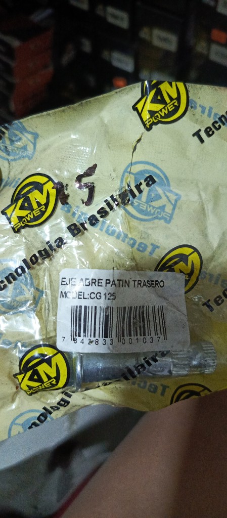 Abre patin trasero CG125