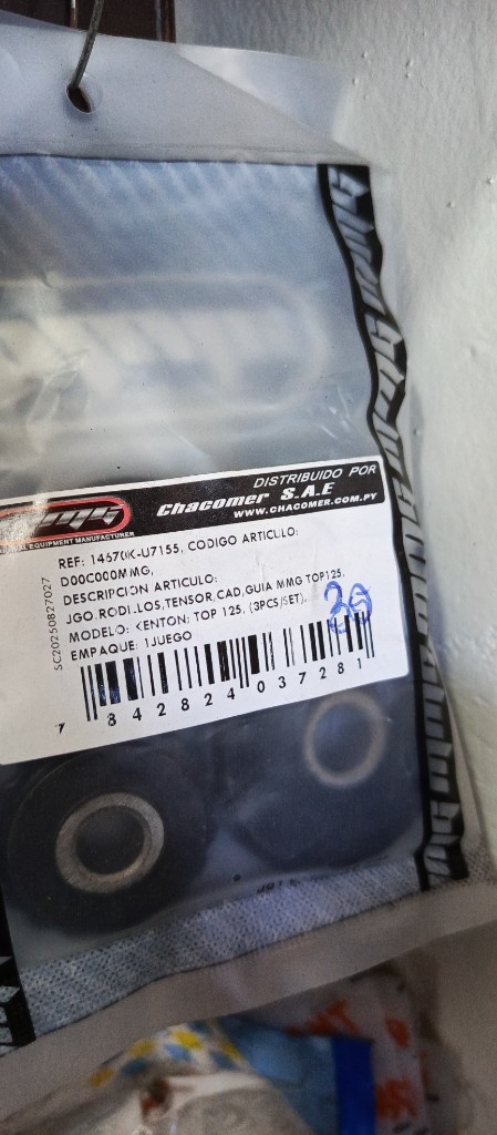 Tensor cad.guia 125