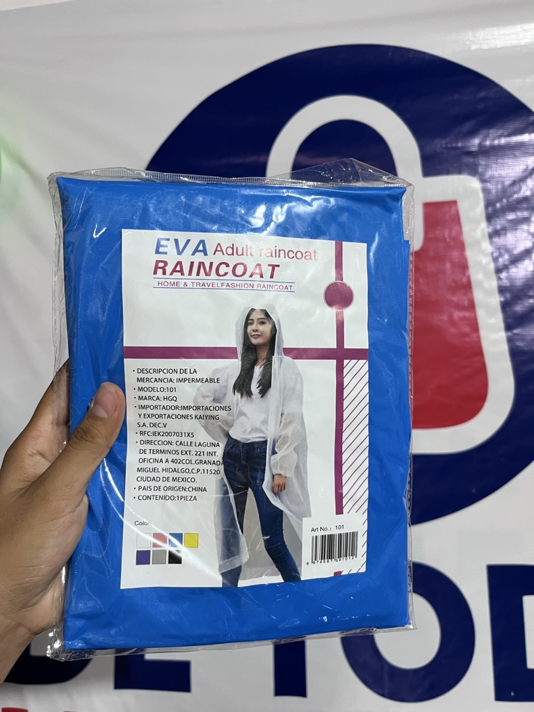 Impermeable para adultos