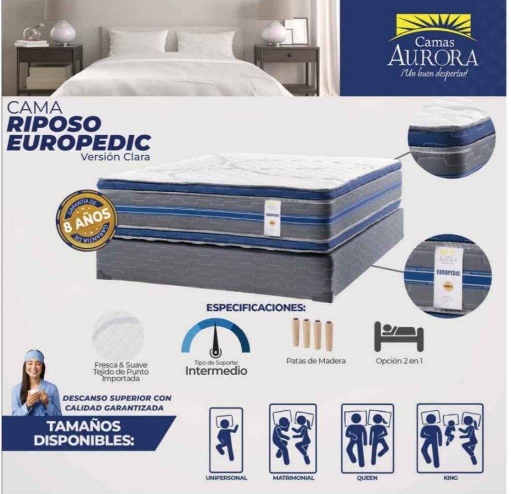 Cama Matrimonial Europedic