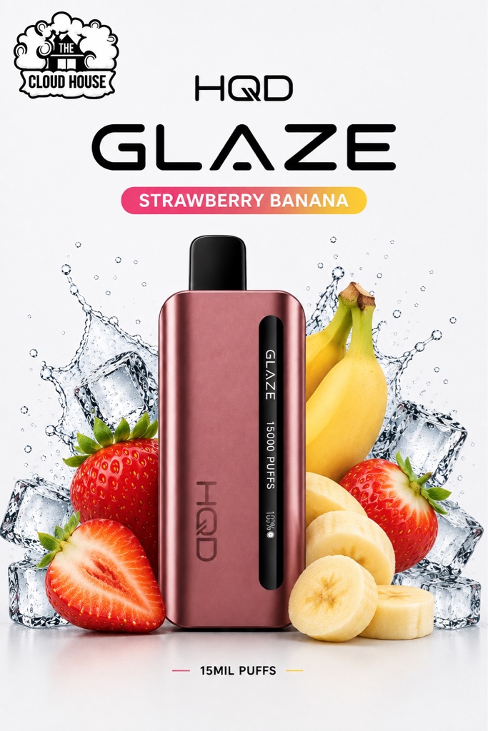 HQD GLAZE- Strawberry Banana