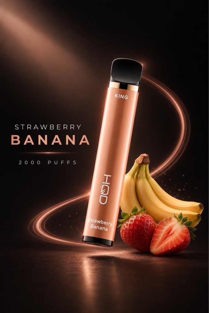 HQD King - Strawberry Banana