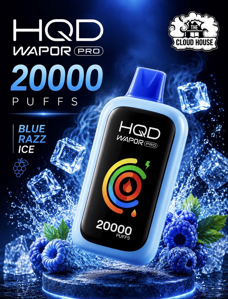 HQD WAPOR PRO- Blue Razz Ice