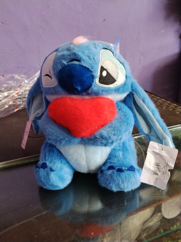 Peluche Stitch corazón