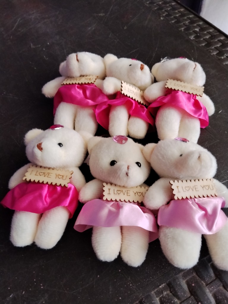 Peluche llavero osa i lave you