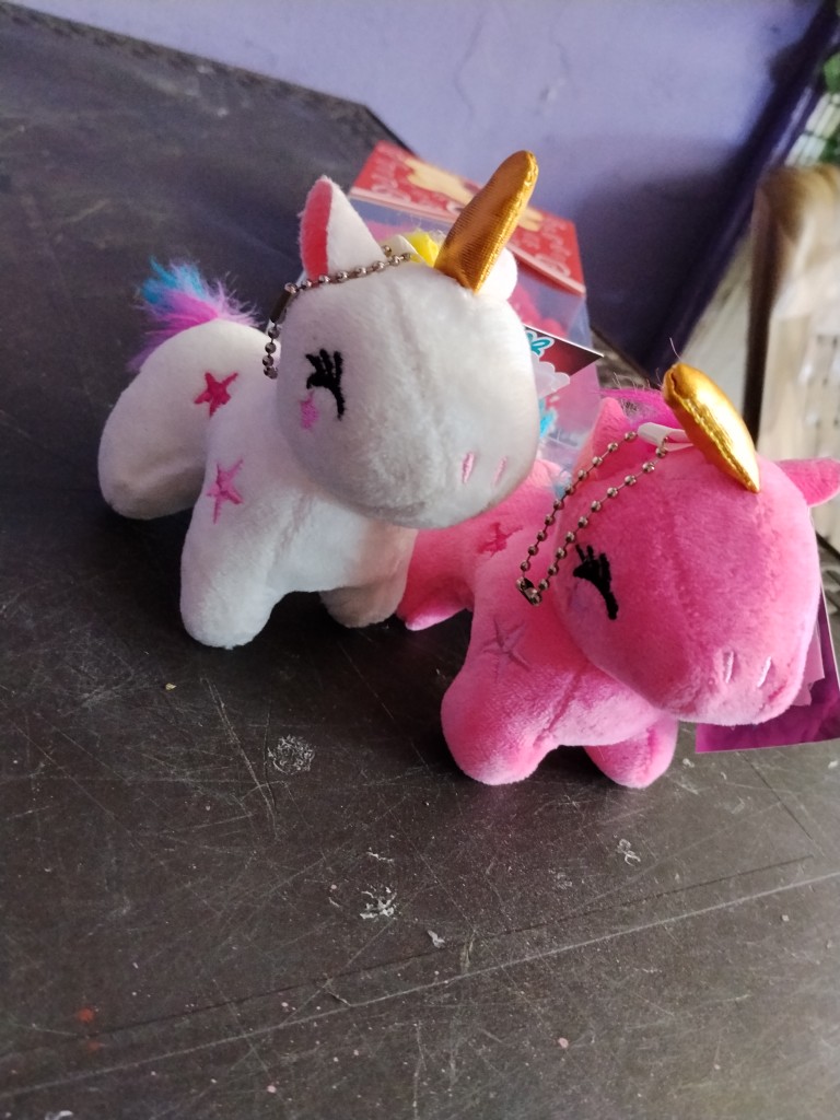 Peluche llavero unicornio