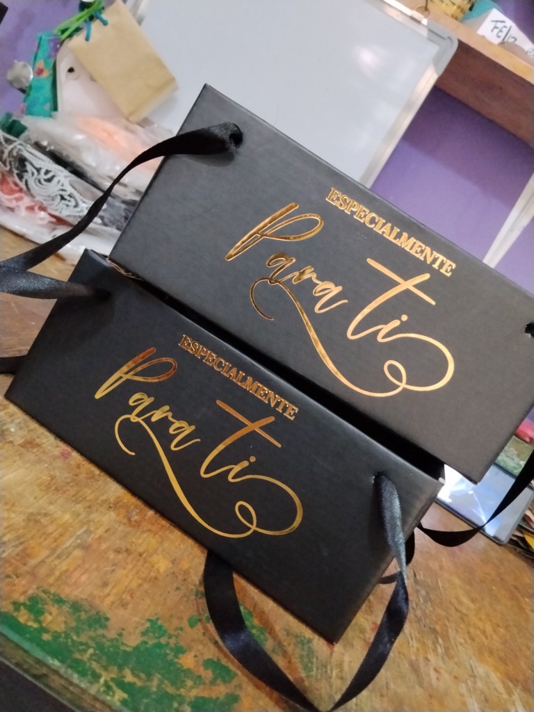 Caja de regalo para ti negra