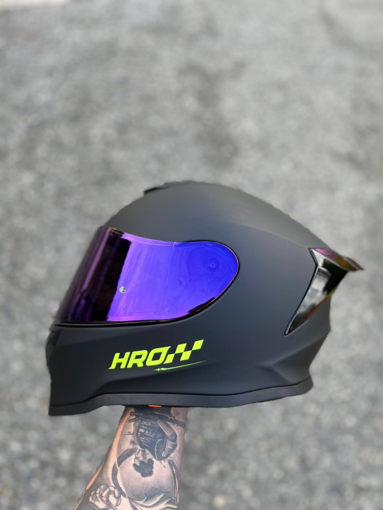 CASCO HRO 506 SP NEGRO/AMARILLO L