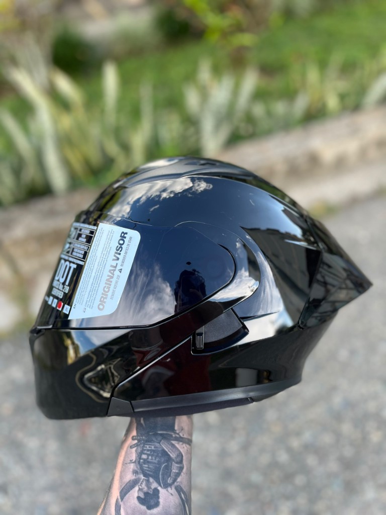 CASCO ICH 3120 NEGRO BRILLANTE L