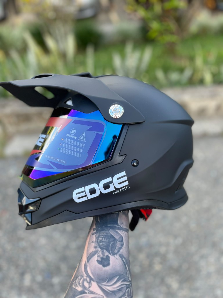 CASCO EDGE K4 NEGRO MATE L