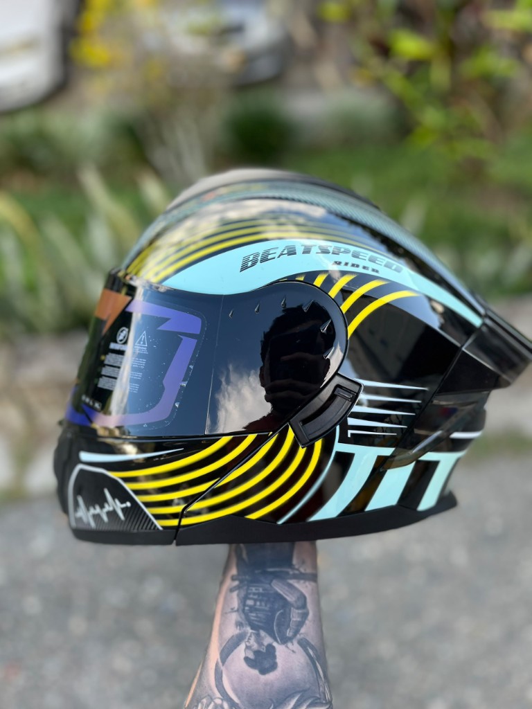 CASCOS EDGE BOSTON BEATSPEEDS NEGRO/AMARILLO L