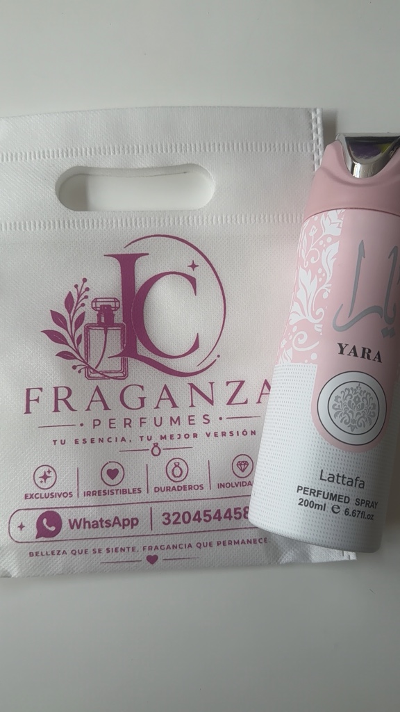 Body Spray Lattafa Yara rosa