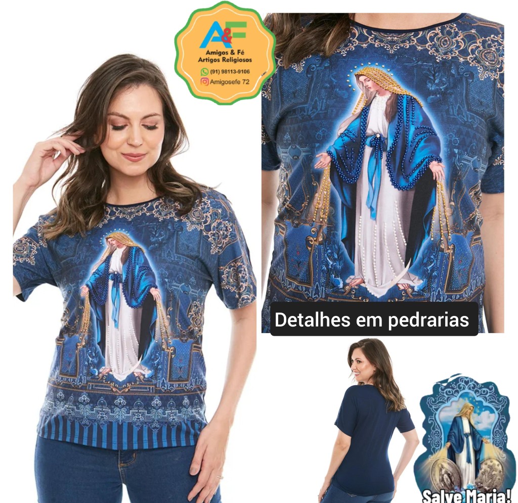 Blusa PR1220 P NSra das Graças