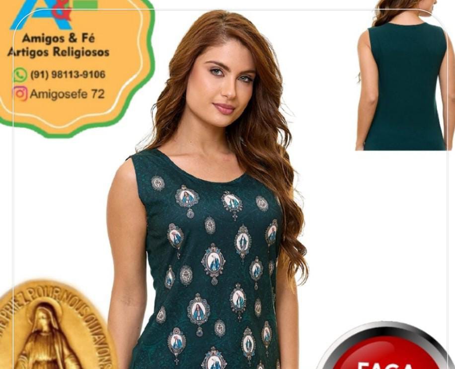 Camiseta DV13862 P NSra das Graças