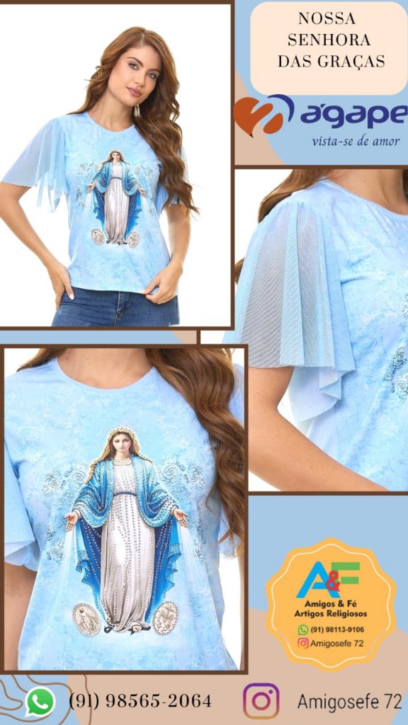 Blusa FS 13793 GG NSra das Graças