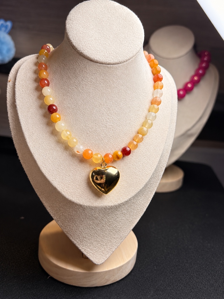 Collar de cuentas colores