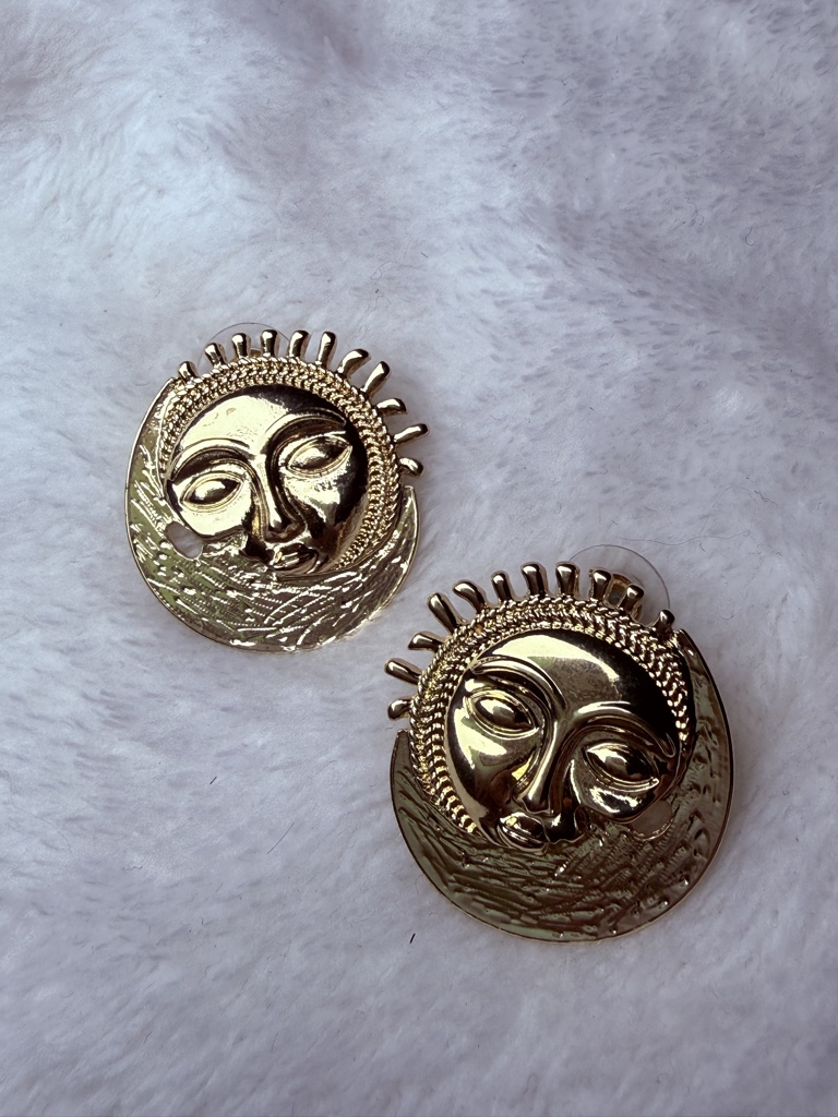 Aretes sol y luna