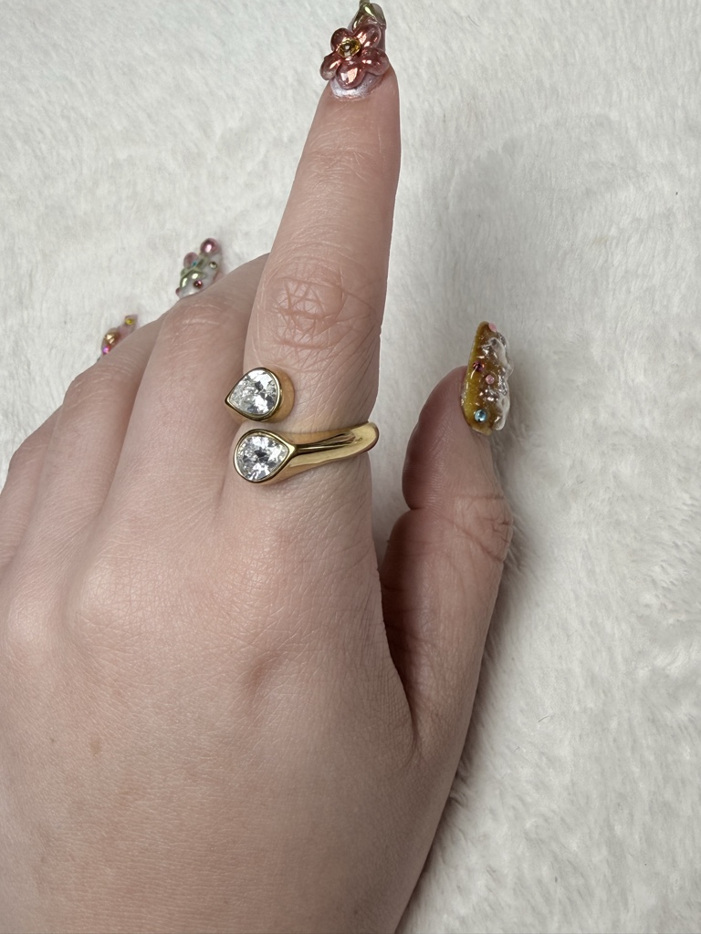 Anillo enlace con Zirconia