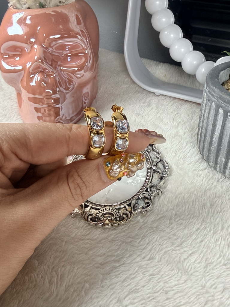 Arracadas con zirconia