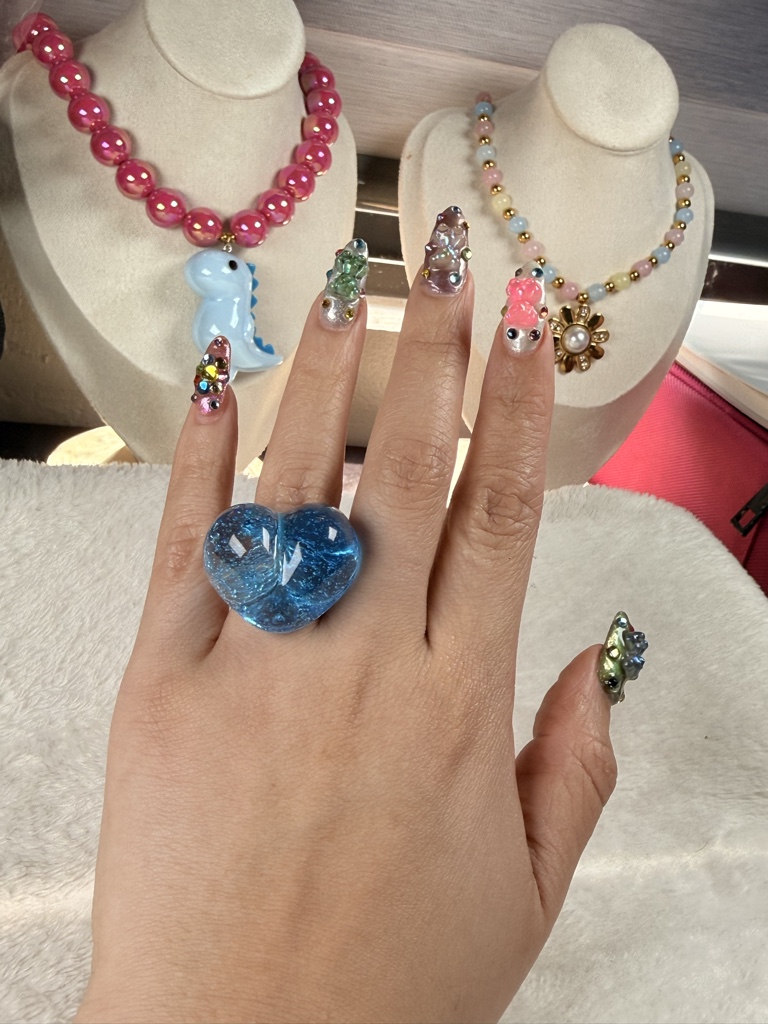 Anillo azul cielo